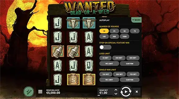 Wanted Dead or a Wild tại Sòng bạc Trực tuyến