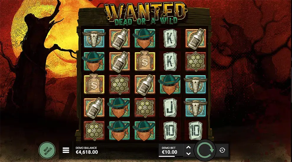 Wanted Dead or a Wild Demo Casino