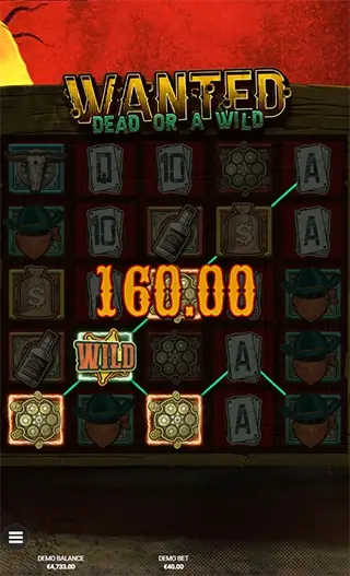 Выигрыш Wanted Dead or a Wild